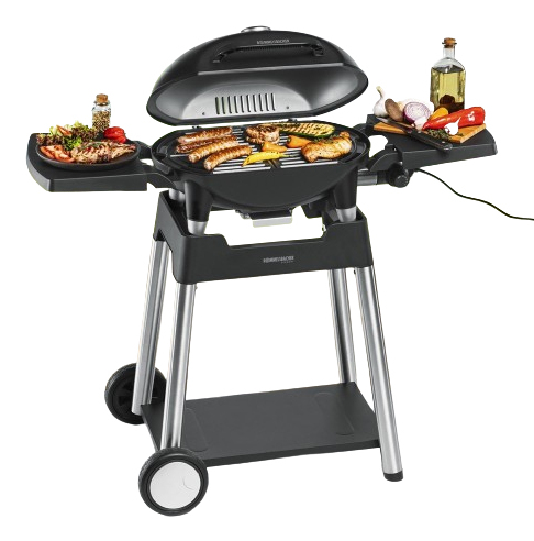 Rommelsbacher BBQ 4100/S Barbecue & Grill Kamado Grill/Grill Tisch Elektro Schwarz 2200 W