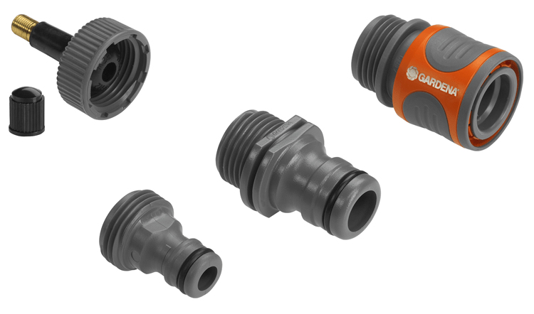 Gardena 2770-20 Anschlussteil für Wasserschlauch Grau, Orange 4 Stück(e)
