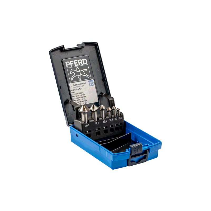 PFERD SET KES HSS DIN 335 C90° 6