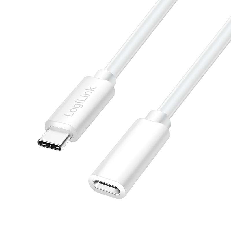 LogiLink CU0220 USB Kabel USB 2.0 1 m USB C Weiß