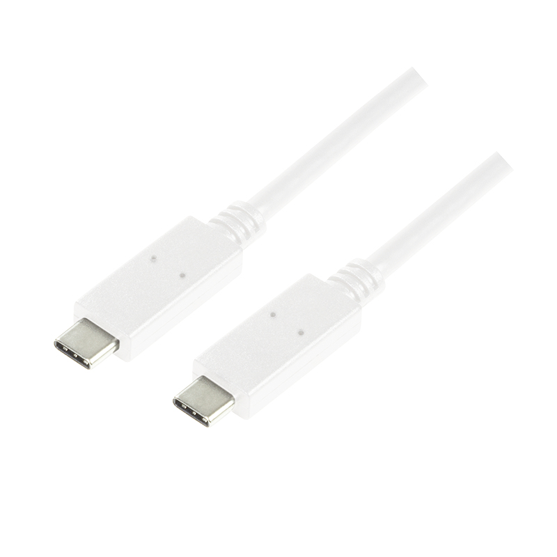 LogiLink CU0131 USB Kabel USB 3.2 Gen 2 (3.1 Gen 2) 1 m USB C Weiß