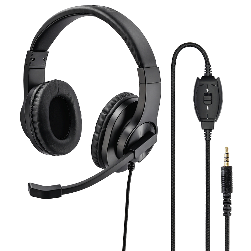 Hama HS-P350 Kopfhörer Kabelgebunden Kopfband Gaming Schwarz