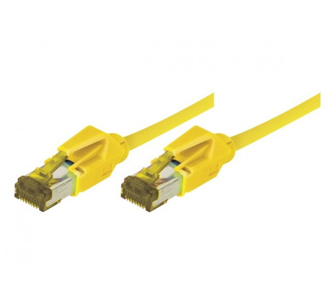 EXC Patch RJ45 S/FTP CAT 7 LSOH Snagless Yellow Netzwerkkabel 1 m Cat7 S/FTP (S-STP)