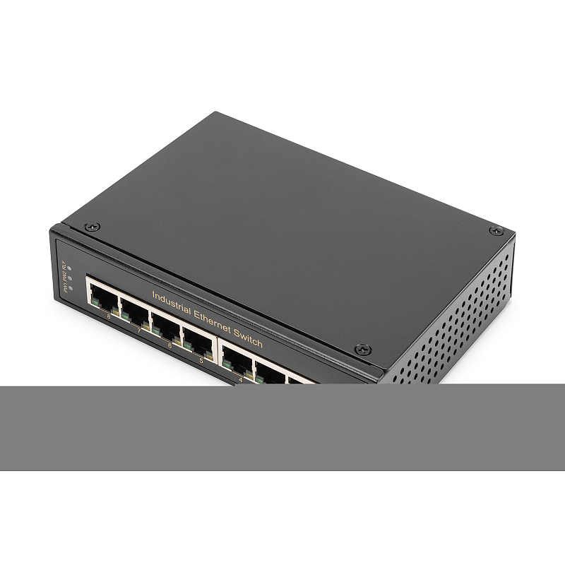 Digitus 8 Port Gigabit Ethernet Netzwerk Switch,Industrial, Unmanaged