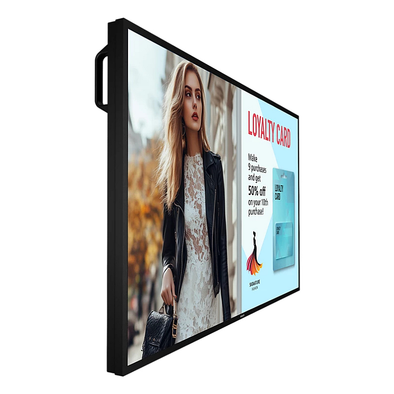 Philips 6000 series 50BDL6017P Digital Signage Flachbildschirm 125,7 cm (49.5") LCD 800 cd/m² 4K Ultra HD Schwarz Eingebauter Prozessor Android 14 24/7