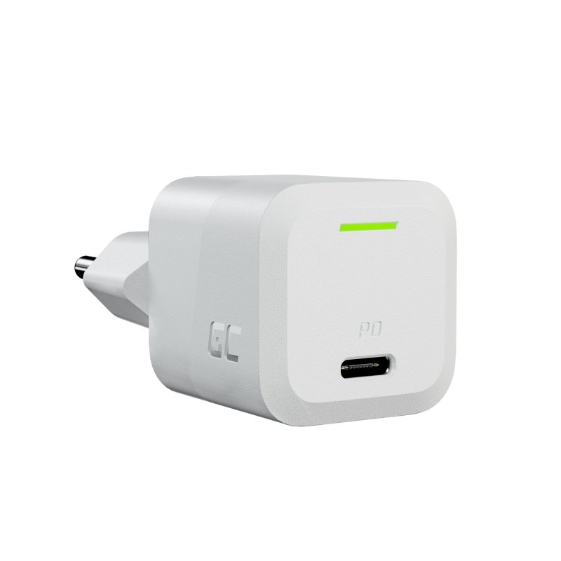 Green Cell CHARGC06W Ladegerät für Mobilgeräte Universal Weiß AC Schnellladung Drinnen