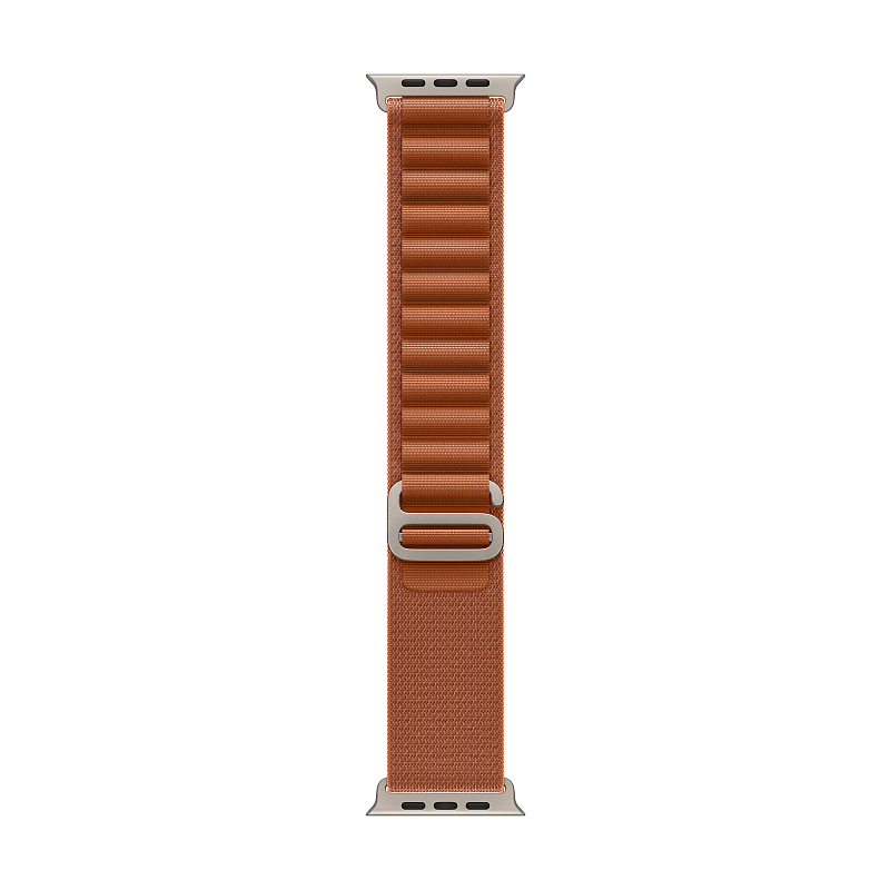 Apple MFTA4ZM/A Intelligentes tragbares Accessoire Band Braun Titan, Polyester, Spandex