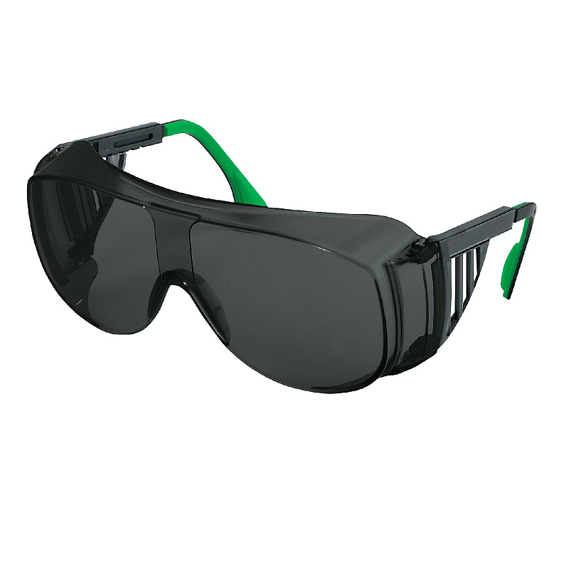 Uvex 9161 Schutzbrille Polycarbonat (PC) Schwarz, Grün