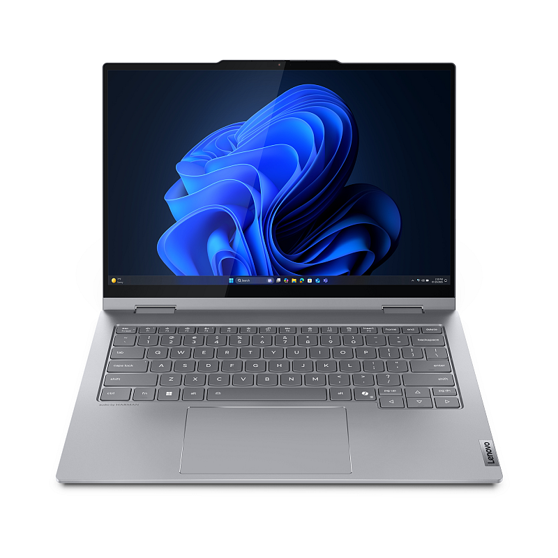 Lenovo ThinkBook 14 2-in-1 G5 IAU Intel Core Ultra 7 255U Hybrid (2-in-1) 35,6 cm (14") Touchscreen WUXGA 32 GB DDR5-SDRAM 1 TB SSD Wi-Fi 6E (802.11ax) Windows 11 Pro Deutsch Grau