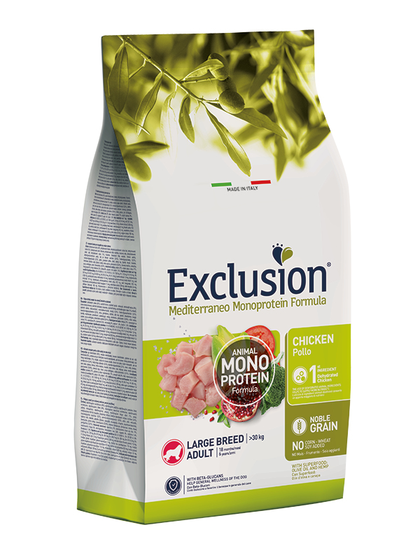 Exclusion NGACL12 Hunde-Trockenfutter 12 kg Adult Huhn