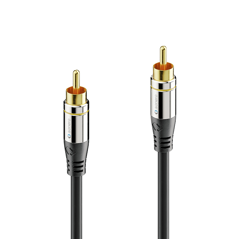 sonero S-AC800-020 Audio-Kabel 2 m RCA Schwarz