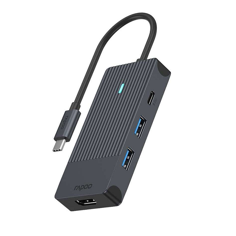 Rapoo UCM-2001 Schnittstellenkarte/Adapter HDMI, USB 3.2 Gen 1 (3.1 Gen 1), USB Typ-C