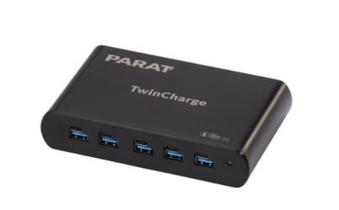 Parat 990596999 Ladegerät für Mobilgeräte Laptop, Tablets Schwarz AC Drinnen