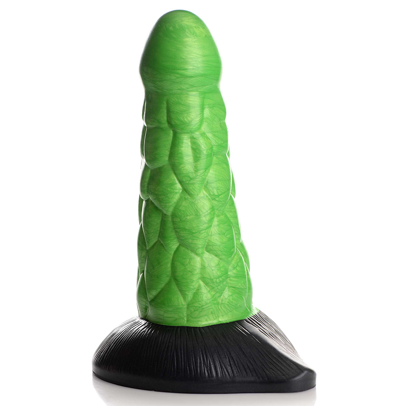 Creature Cocks Radioactive Reptile Fantasie-Dildo Analverkehr, Vaginaler Sex Grün Silikon 19 mm