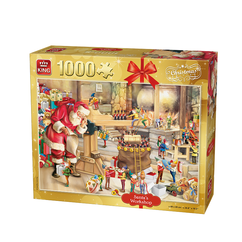 King Santa's Workshop 1000 pcs Puzzlespiel 1000 Stück(e) Urlaub