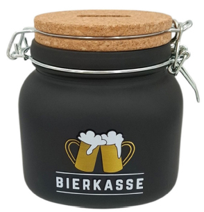 Trendcompany KA-575-18 Spardose Schwarz