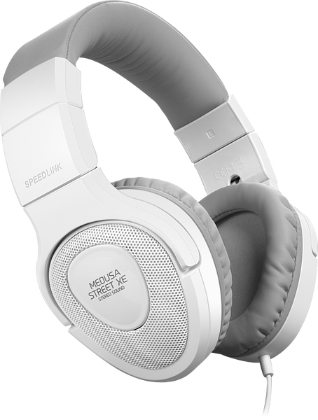 SPEEDLINK MEDUSA STREET XE Kopfhörer Kabelgebunden Kopfband Anrufe/Musik Grau, Weiß