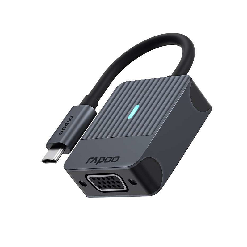 Rapoo UCA-1003 0,15 m USB Typ-C VGA (D-Sub) Schwarz
