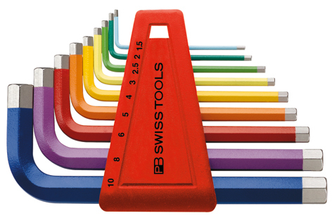 PB Swiss Tools PB 210 H RB L-förmiger Inbusschlüssel-Satz Metrisch 9 Stück(e)