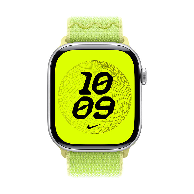 Apple MGD24ZM/A Intelligentes tragbares Accessoire Band Gelb Nylon, Polyester, Spandex