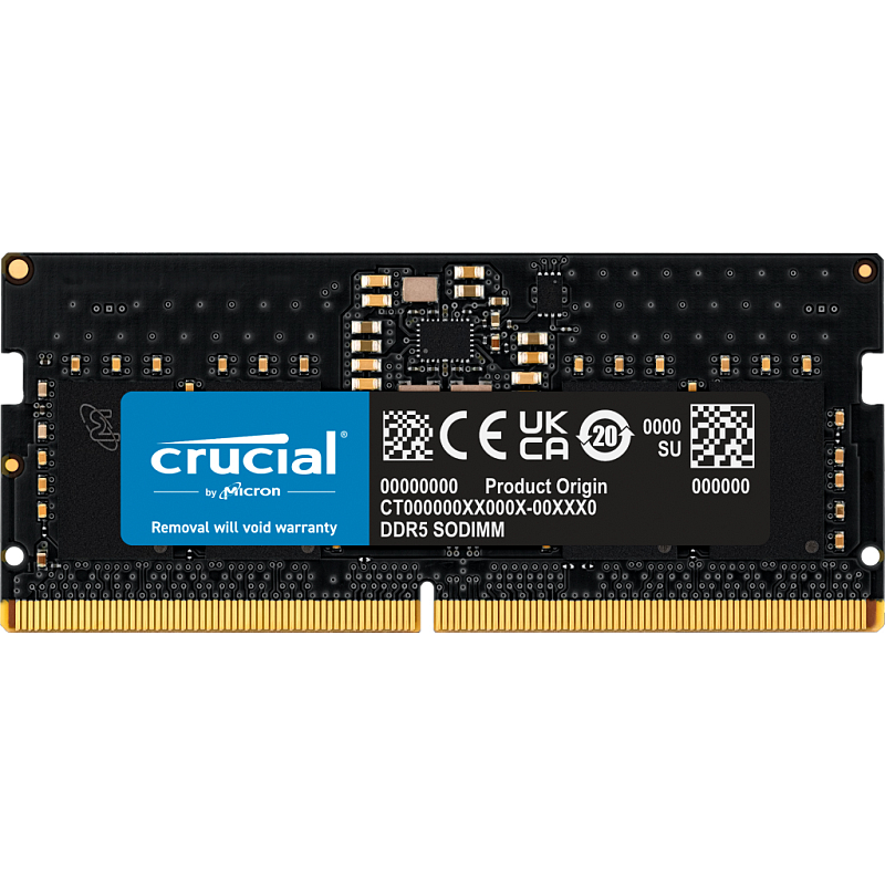 Crucial CT8G48C40S5 Speichermodul 8 GB 1 x 8 GB DDR5 262-pin SO-DIMM