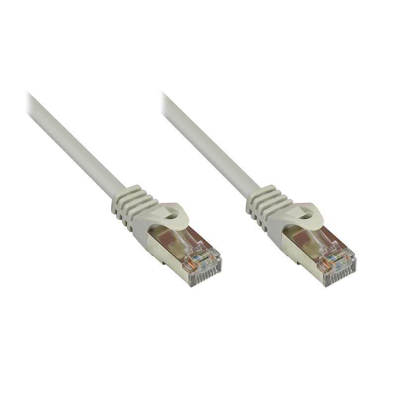 Alcasa RJ45/RJ45, 10 m Netzwerkkabel Grau Cat5e SF/UTP (S-FTP)