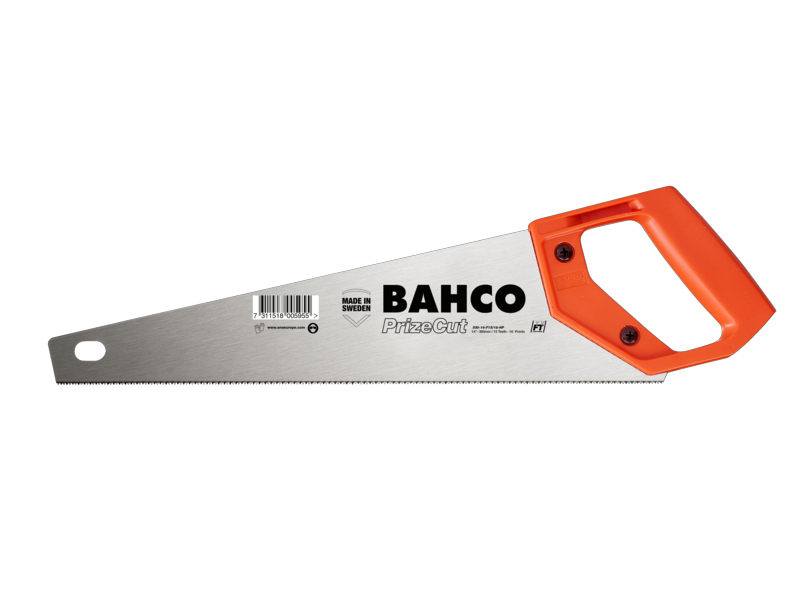 Bahco 30014F1516 Handsäge Feinsäge 35 cm Orange, Edelstahl