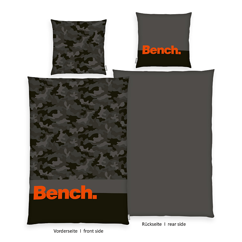 HERDING „Bench® Bettwäsche-Set 'Camouflage' - 80-x-80-cm-155-x-220-cm