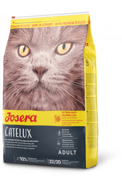 Josera Catelux Katzen-Trockenfutter 2 kg Adult Ente, Geflügel
