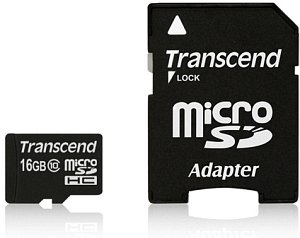 Transcend 16GB microSDHC Class 10 UHS-I MLC Klasse 10