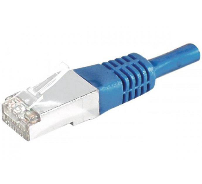 EXC 858323 Netzwerkkabel Blau 15 m Cat6a S/FTP (S-STP)
