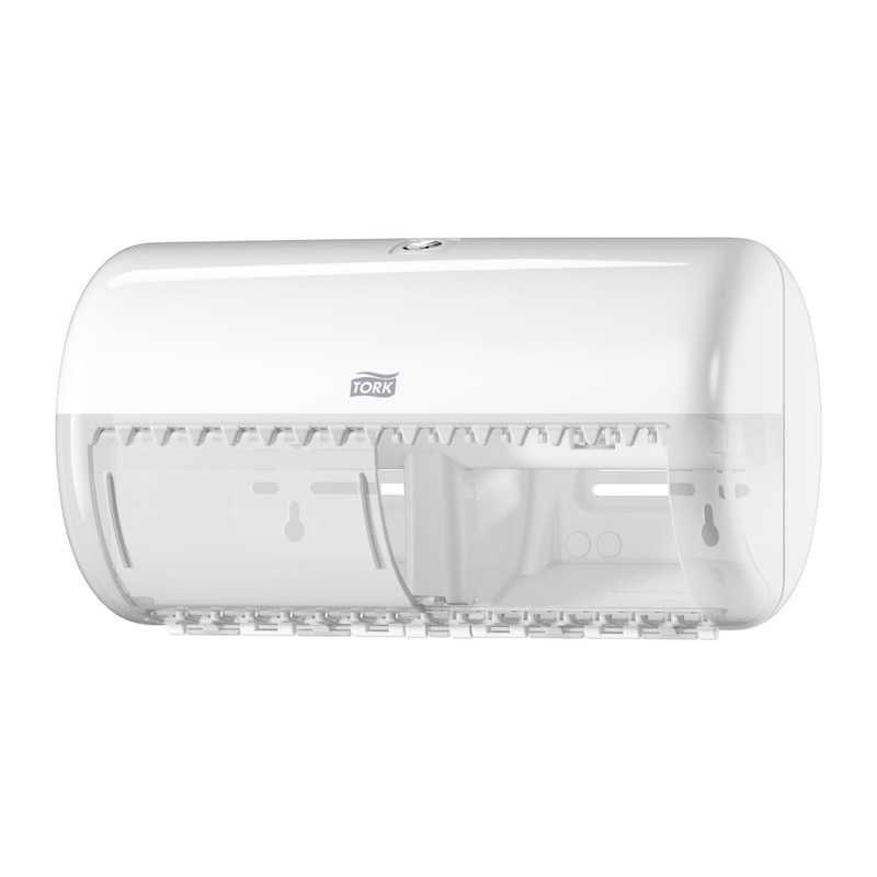 Tork 557000 Toilettenpapierspender Weiß Kunststoff Rollen-Toilettenpapierspender