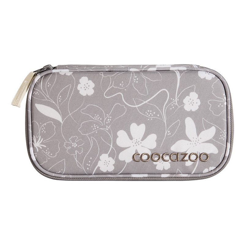 Coocazoo 211738 Etui Weiches Federmäppchen Grau, Weiß