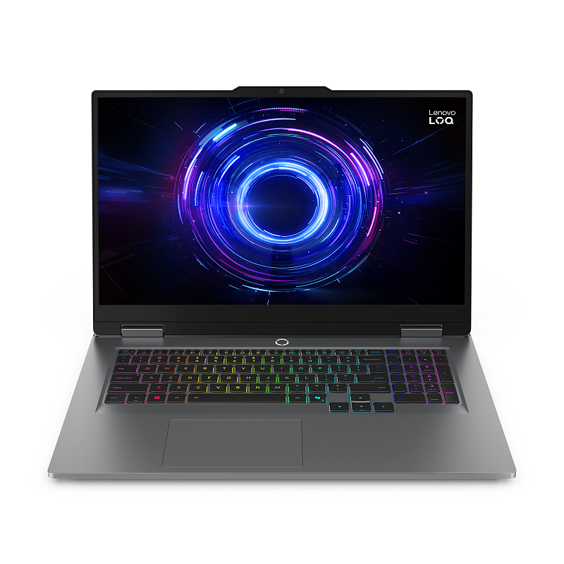 Lenovo LOQ 17IRX10 Intel® Core™ i7 i7-14700HX Laptop 43,9 cm (17.3") Full HD 32 GB DDR5-SDRAM 1 TB SSD NVIDIA GeForce RTX 5070 Wi-Fi 6 (802.11ax) Deutsch Grau