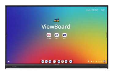 Viewsonic IFP7553 Interaktives Whiteboard 189,2 cm (74.5") 3840 x 2160 Pixel Touchscreen Schwarz