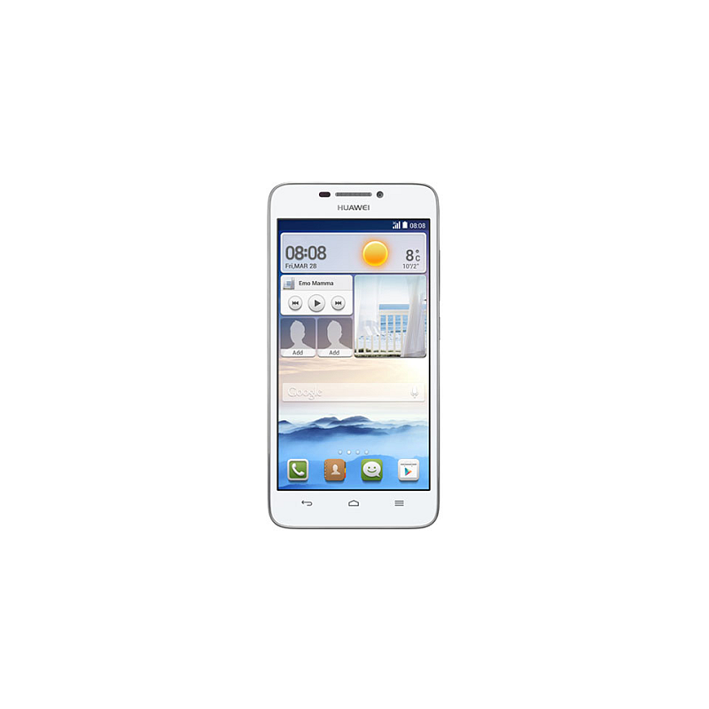 Huawei Ascend G630 12,7 cm (5") Single SIM Android 4.3 3G Mikro-USB 1 GB 4 GB 2000 mAh Weiß