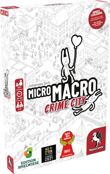 Pegasus MicroMacro: Crime City Brettspiel Abzug