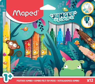 Maped Jungle Fever Filzstift Fettdruck
