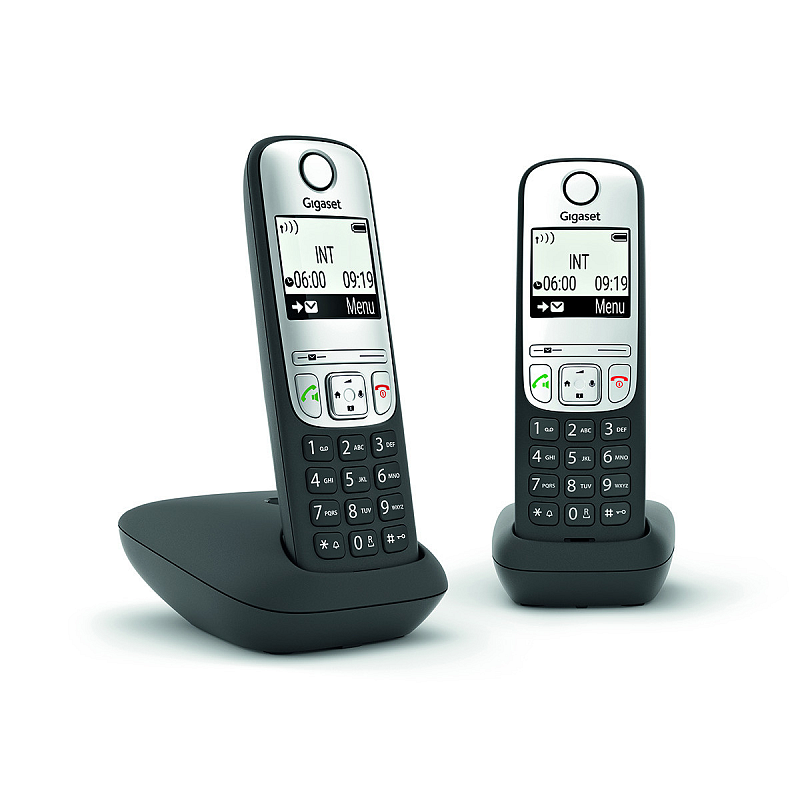 Gigaset A690 Duo Analoges/DECT-Telefon Schwarz