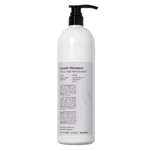 FarmaVita Back.Bar N°03 Oats & Lavender Gentle Shampoo 1000 ml Professionell Frauen