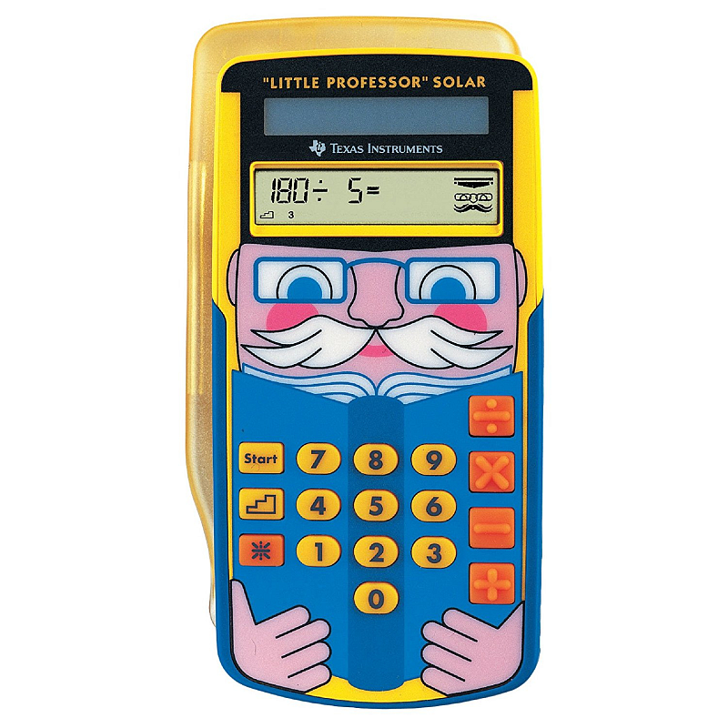 Texas Instruments Little Professor Solar Taschenrechner Tasche Grafikrechner Mehrfarbig