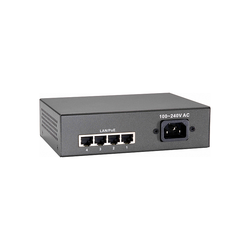 LevelOne FEP-0511 Netzwerk-Switch Fast Ethernet (10/100) Power over Ethernet (PoE) Grau
