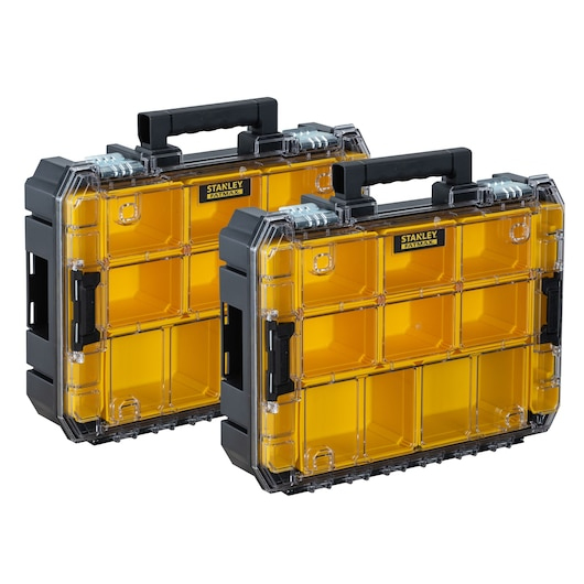 Stanley FATMAX FMST82967-9 Werkzeugkoffer Schwarz, Gelb Kunststoff, Edelstahl