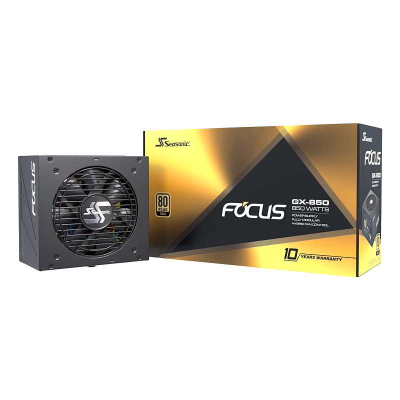 Seasonic Focus GX Netzteil 850 W 20+4 pin ATX ATX Schwarz
