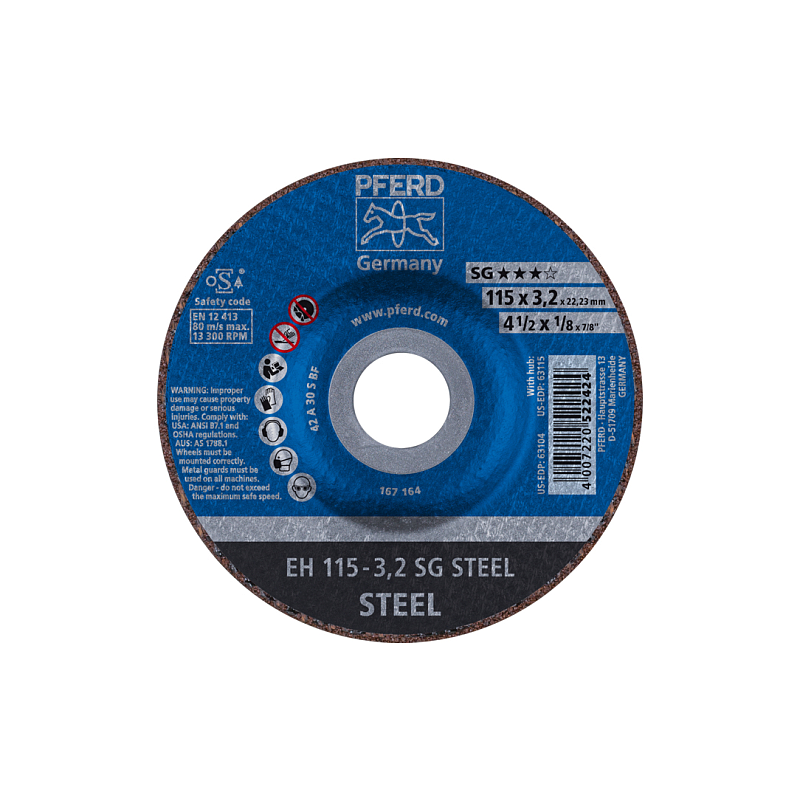 PFERD EH 115-3,2 SG STEEL Winkelschleifer-Zubehör