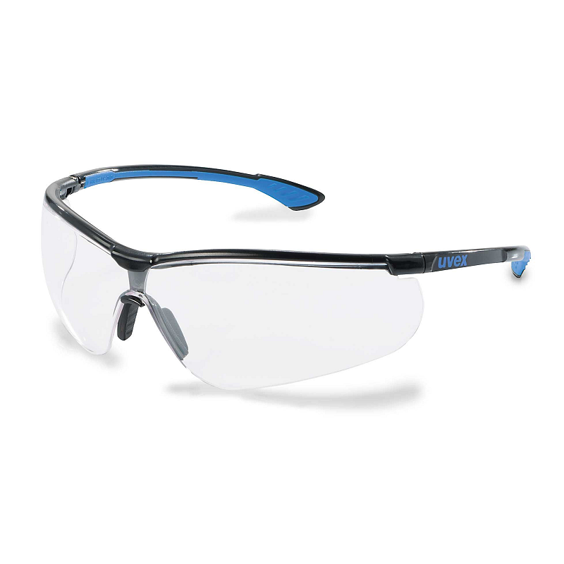 Uvex 9193838 Schutzbrille/Sicherheitsbrille Blau, Schwarz