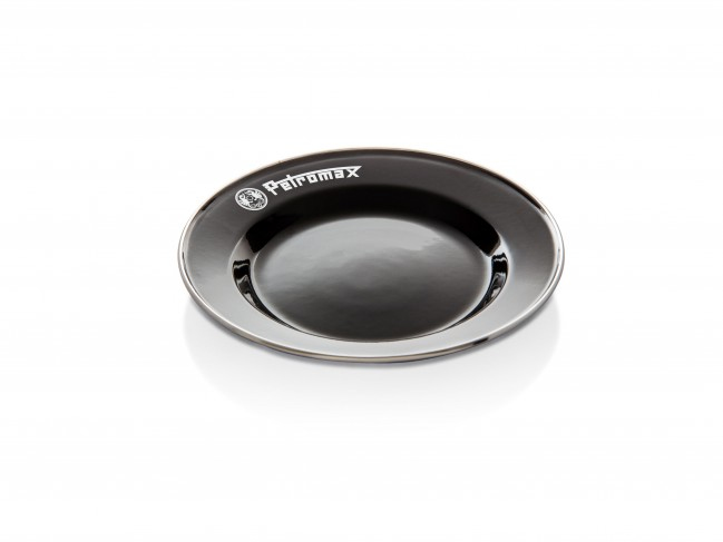 Petromax PX-PLATE-S Teller Rund Glas, Stahl Schwarz 2 Stück(e)