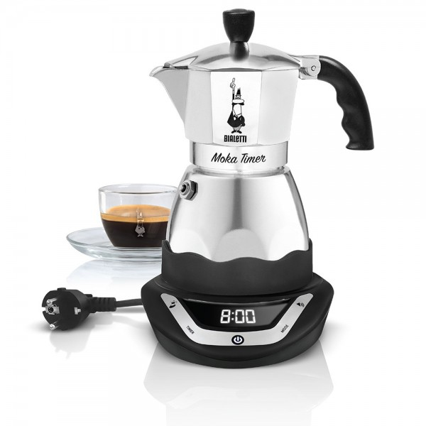 Bialetti EAsy Timer 6 Vollautomatisch Elektrische Espressokanne 0,3 l