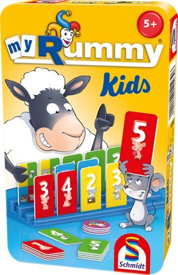 Schmidt Spiele myRummy Kids 15 min Brettspiel Speicher