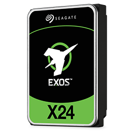 Seagate Exos X24 Interne Festplatte 16 TB 7200 RPM 512 MB 3.5" SAS